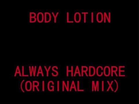 Body lotion